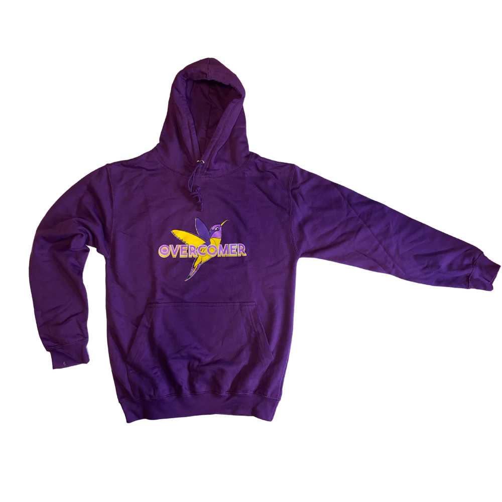 Overcomer Purple Hoodie