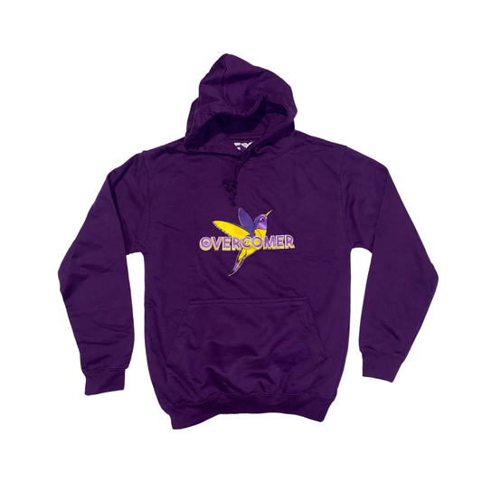 Overcomer Purple Hoodie