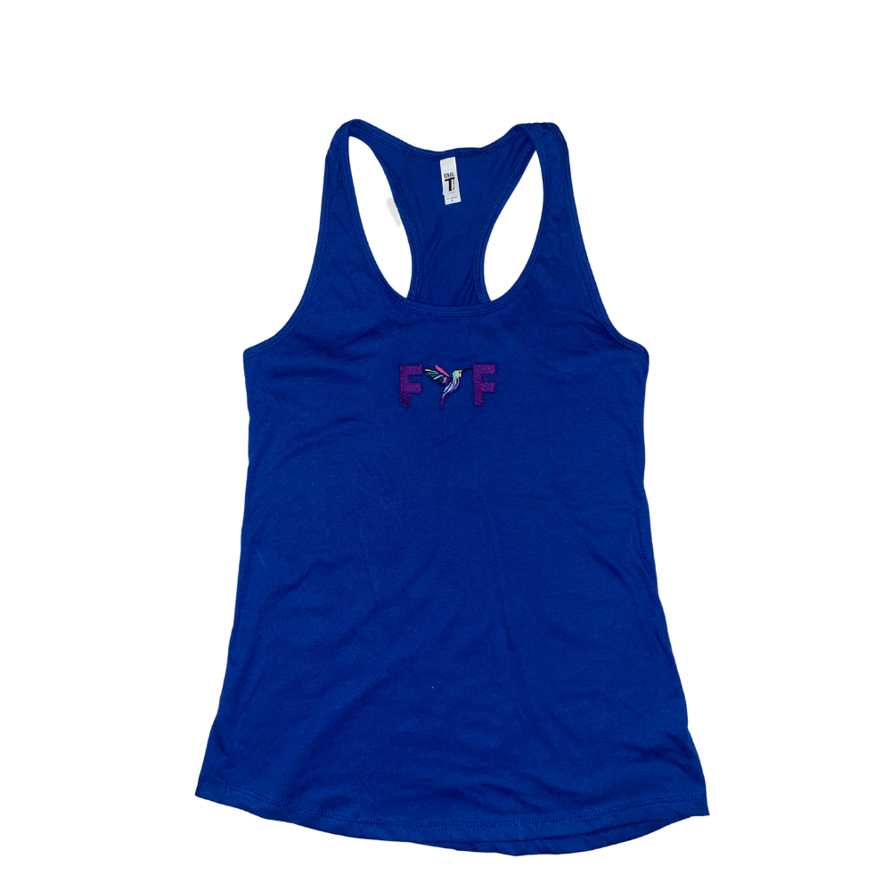 FYF Blue Racerback Tank